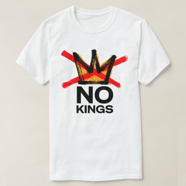 No Kings In America T-Shirt (Design Front)