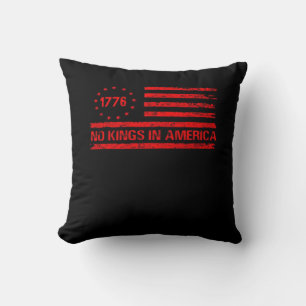 No Kings In America United States Independence Cla Cushion