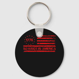 No Kings In America United States Independence Cla Key Ring
