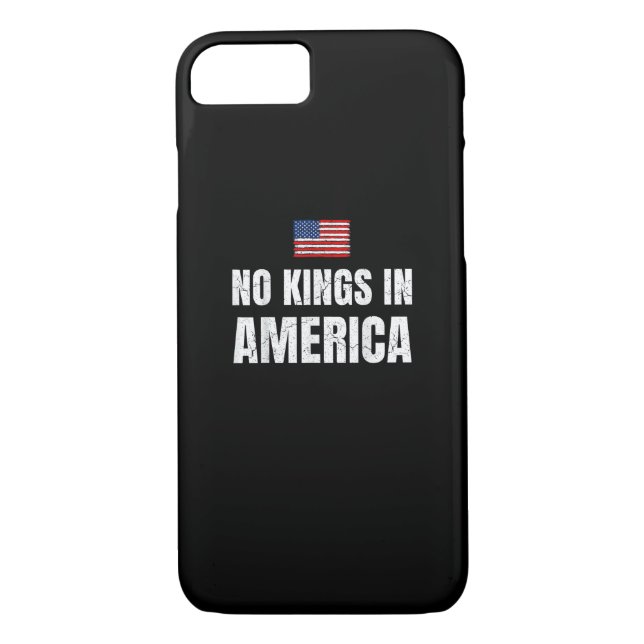 No Kings In America United States Independence Fre Case-Mate iPhone Case (Back)