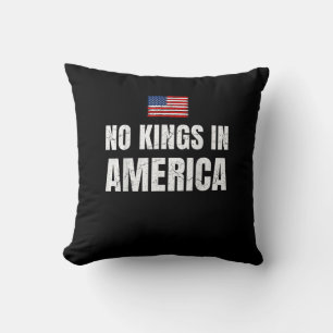 No Kings In America United States Independence Fre Cushion