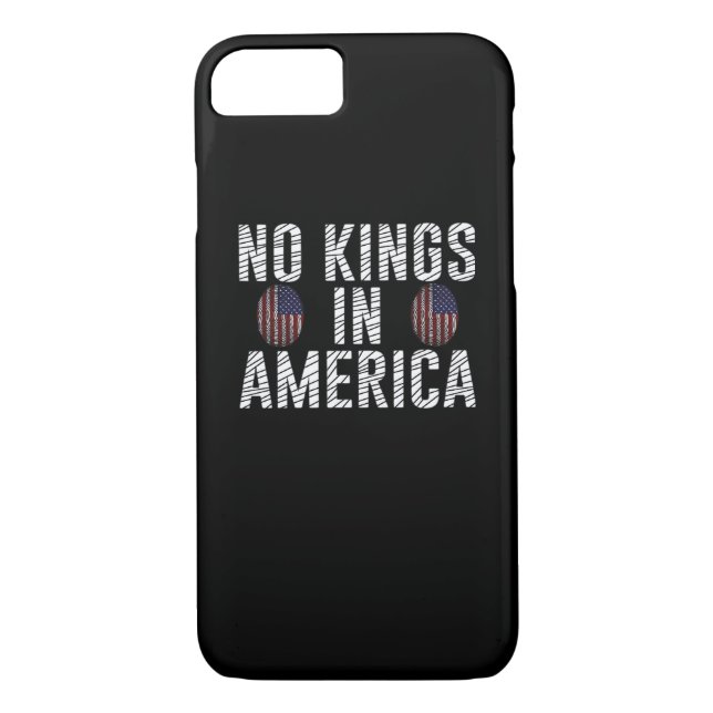 No Kings In America USA Flag Fingerprint Creative  Case-Mate iPhone Case (Back)