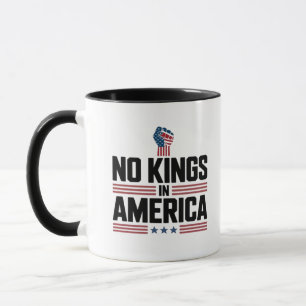 No Kings In America USA Retro Classic Mug