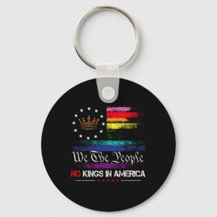 No Kings In America We The People 1776 Political M Key Ring