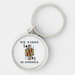 No Kings In America We The People Political Creati Key Ring
