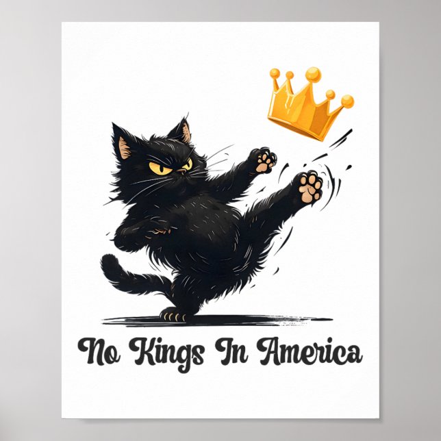 No Kings In America We The People Political For Me Poster (Front)