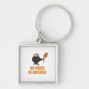 No Kings In America We The People Political Vintag Key Ring