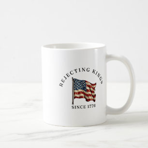 No Kings In America We The People Resist Usa Flag Coffee Mug