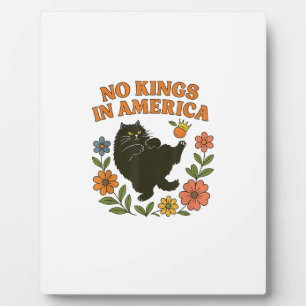 No Kings In America We The People Retro For Girl C Plaque