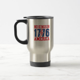 No Kings In America We The People Vintage Travel Mug