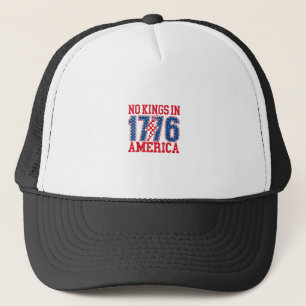 No Kings In America We The People Vintage Trucker Hat