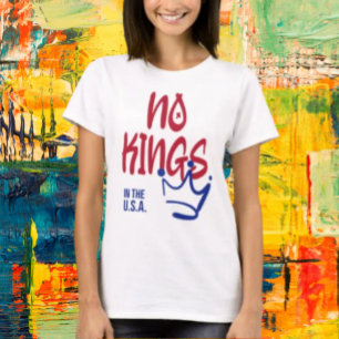 No Kings in the U.S.A. Shirt – Red, Blue & Loud