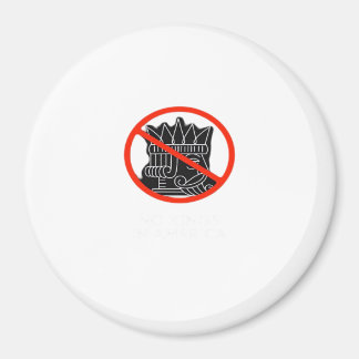 No Kings In The USA America Say No King Classic Re Magnet