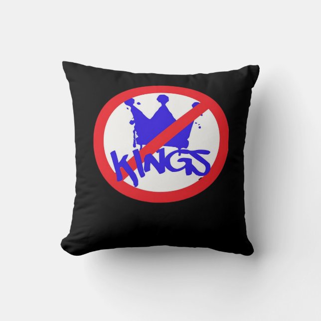 No Kings In The USA Classic Cushion (Front)