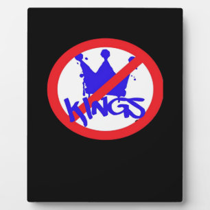 No Kings In The USA Classic Plaque