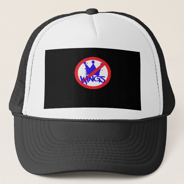 No Kings In The USA Classic Trucker Hat (Front)