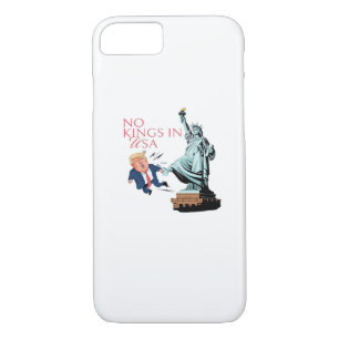No Kings In USA Statue Of Kicking Out Fump Classic Case-Mate iPhone Case