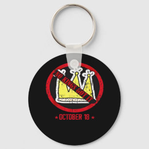 No Kings It Classic Creative Style Key Ring