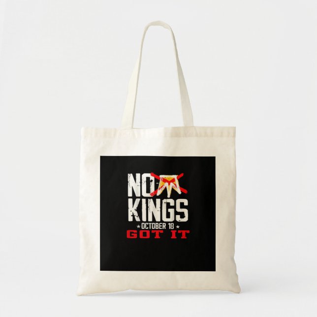 No Kings It Classic Minimal Design Tote Bag (Front)