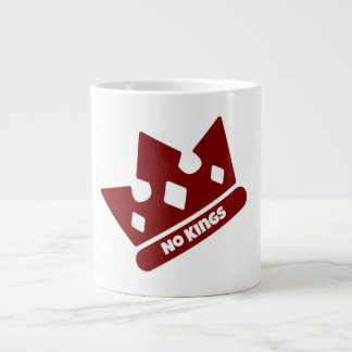 No Kings Large Coffee Mug