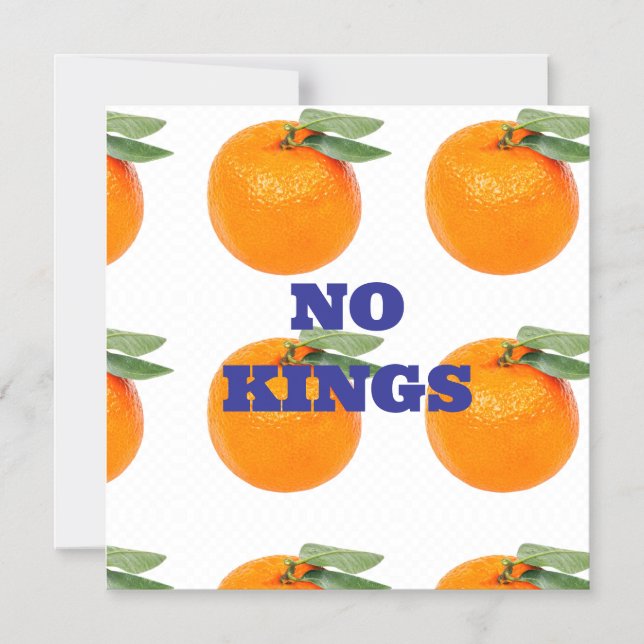 NO KINGS MAGNET (Front)