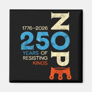 No kings march 28 2026 protest sign magnet