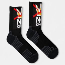 NO KINGS MARCHING  SOCKS