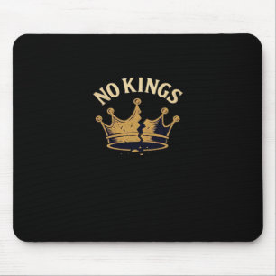 No Kings Minimal Clean Mouse Pad
