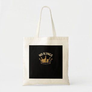 No Kings Minimal Clean Tote Bag