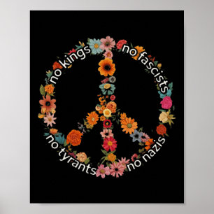 No Kings No Fascists No Tyrants No Nazis 2  Poster