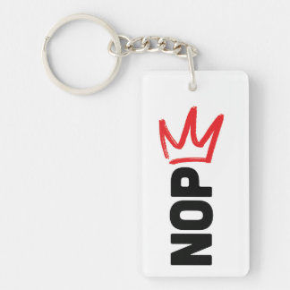 No Kings NOPE Keychain