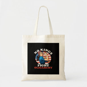 No Kings Oligarchy Retro Classic Tote Bag