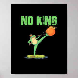 No Kings Portland Frog Protest – Funny Anti-Author Poster