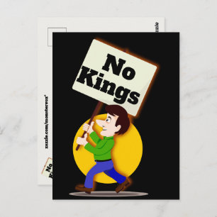 No Kings Postcard