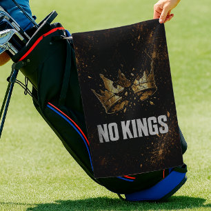 No Kings Protest Golf Towel