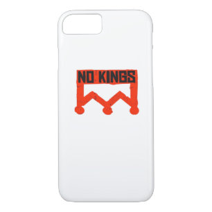 No Kings Protest Graphic Grunge Crown  American Cl Case-Mate iPhone Case
