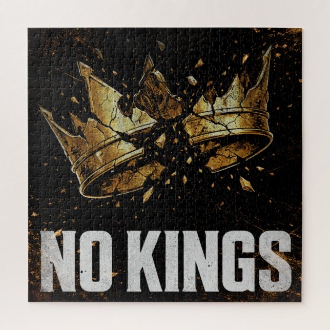 No Kings Protest Jigsaw Puzzle (Vertical)