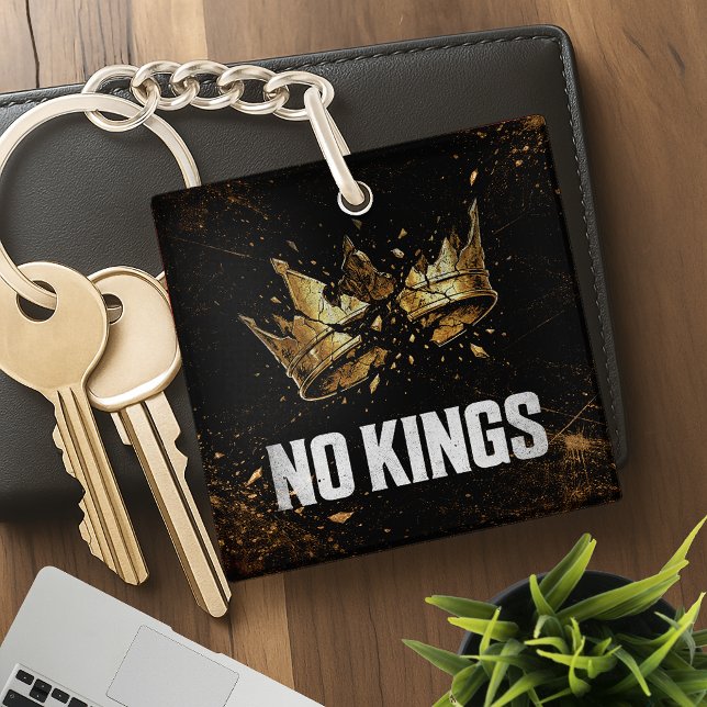 No Kings Protest Key Ring (Creator Uploaded)