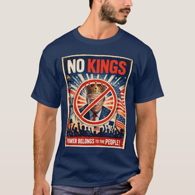 No Kings Protest Shirt (Front)