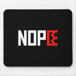 No Kings Protest Sign Horizontal Mouse Pad