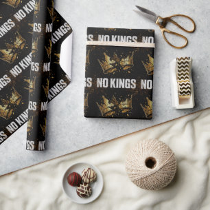 No Kings Protest Wrapping Paper