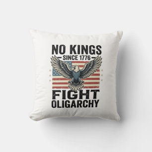 No Kings Since 1776 Patriotic Eagle Vintage Shirt  Cushion