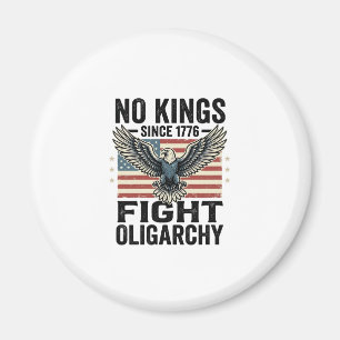 No Kings Since 1776 Patriotic Eagle Vintage Shirt Magnet
