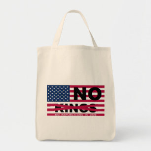 NO KINGS TOTE BAG