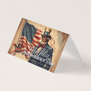 No Kings Uncle Sam Independence Day Art