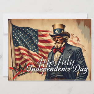 No Kings Uncle Sam Independence Day Art