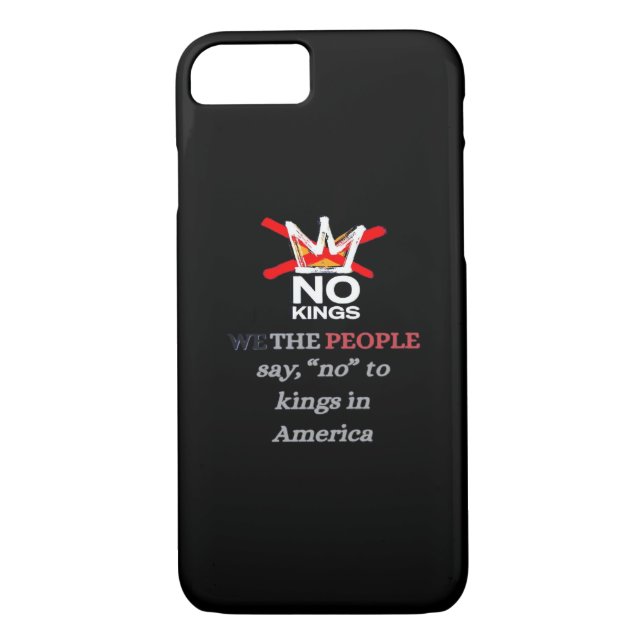 No Kings We the People Freedom Classic Style Case-Mate iPhone Case (Back)