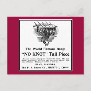 No Knot Ad Postcard