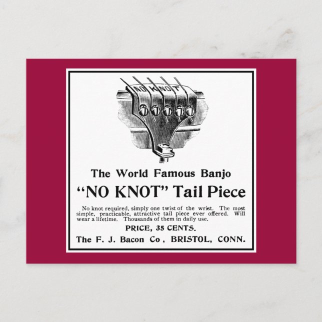 No Knot Ad Postcard (Front)