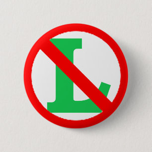 No L 6 Cm Round Badge
